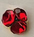 Stacking diamonds 5*5mm bright red