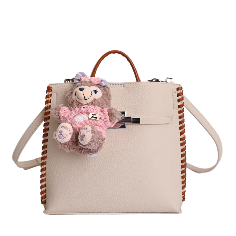 Bolso para mujeres 2026 nuevo estilo de alta calidad de moda tejida bolsa de mano alta textura versátil de viaje mochila de hombro