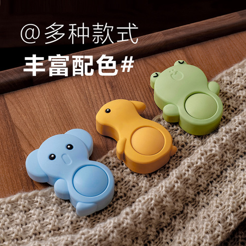 Cartoon animal door stopper, no punching, anti-pinching, safety door stopper, cute creative door blocking tool, anti-collision
