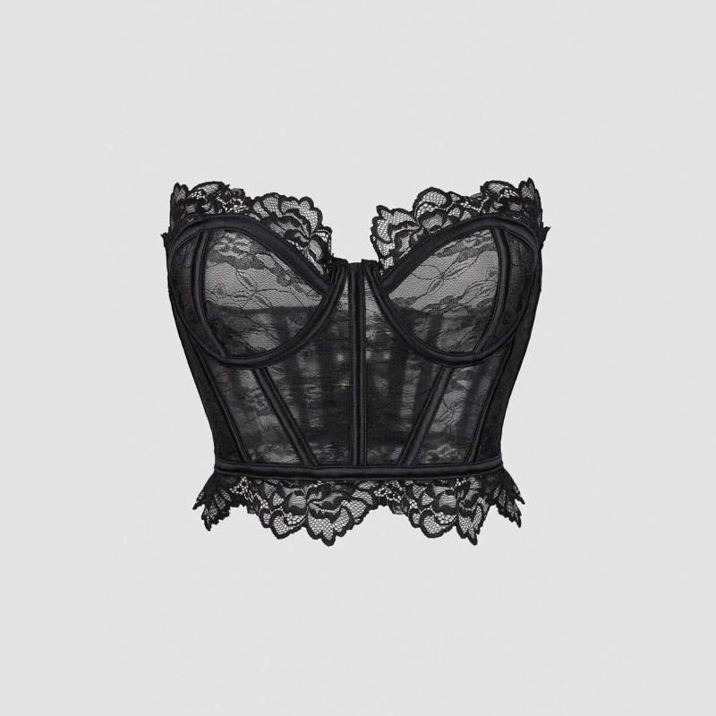Summer Lace Plus Size Corsets Embroidered Steel Ring Transparent Sexy Plus Size Sexy Fishbone Bra Summer Lace Plus Size Corsets Embroidered Steel Ring Transparent Sexy Plus Size Sexy Fishbone Bra
