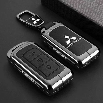 Jinchang L200 Wingshen Car Bag – Static Rod/Key Bag - smart-3-button-black-leather-car-logo-buckle