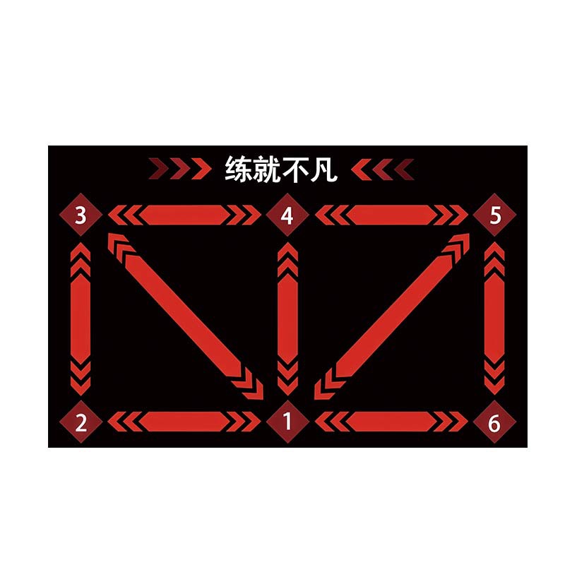 Baloncesto paso entrenamiento antideslizante indoor y outdoor entrenamiento de fútbol control de pelota drible reduciendo el ruido almohadilla de aislamiento de sonido