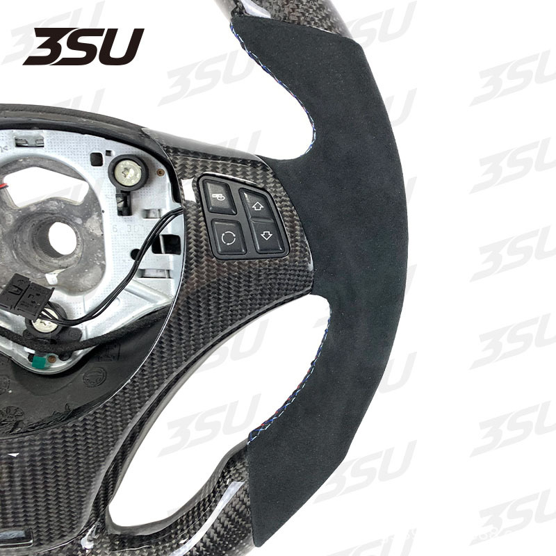 Suitable for Bmw E-Series E90E91E92E93E80E82 Upgraded Led Display Carbon Fiber Steering Wheel