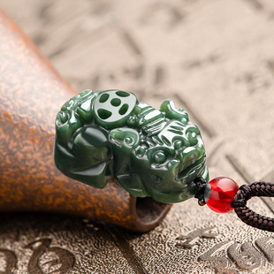 Natural old material Hetian Jade Jade small brave pendant genuine jade pendant men's necklace women's jade wholesale