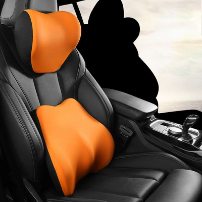 Waist support — Cross-Border Wholesale Neck and Waist Protection - cayenne-orange-headrest