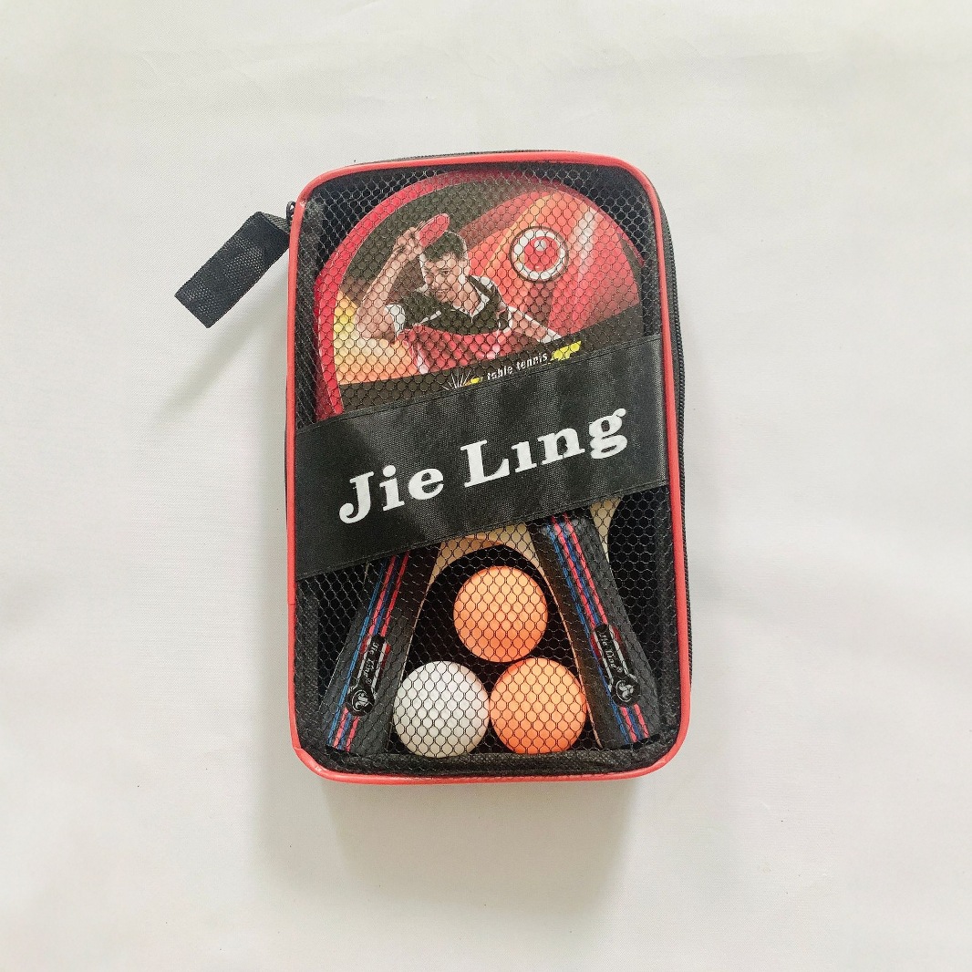 China Specializes in Table Tennis Racket Wholesale Horizontal Racket Straight Racket Double Racket Competition Children's Table Tennis Racket Set