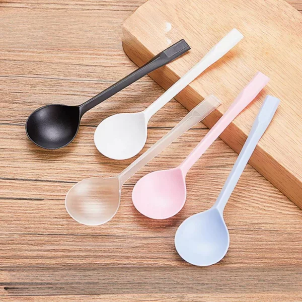 Individually packaged disposable spoons for desserts, coconut jelly, taro puree, ice taro balls, fruit salad, commercial multi-purpose