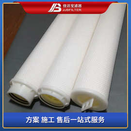 佳洁宝滤器 大流量水滤芯 40寸60寸聚丙烯折叠 保安过滤器滤芯