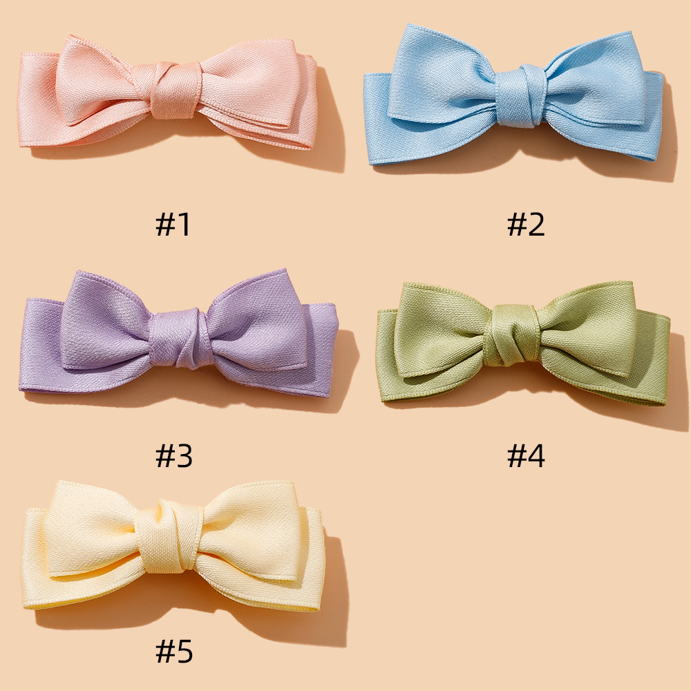 Pinza pelo bebé lazo cinta doble capa accesorios verano_voghion.com