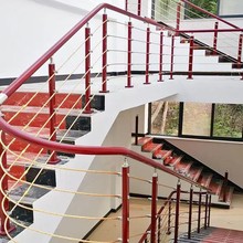 50PVC扶手 pvc圆形扶手栏杆简约走廊阳台阁楼护手楼梯扶手