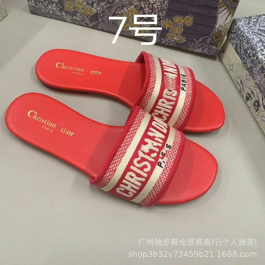 Zapatillas de piso plano de moda versátiles en forma de una forma D clásica transfronteriza adecuada para extranjeros no molestes nacionales image 13