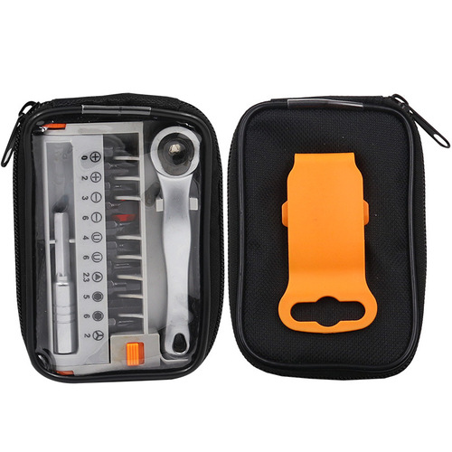 Household disassembly and repair ratchet wrench set, cross-shaped screwdriver set, 12-piece ratchet screwdriver set