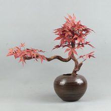 新中式陶瓷花瓶摆件家居客厅仿真花梅花干花插花玄关电视柜装饰品