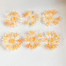 厂家供应仿真植物仿真花配件 6厘米塑料花配件 花球球花花瓣配件