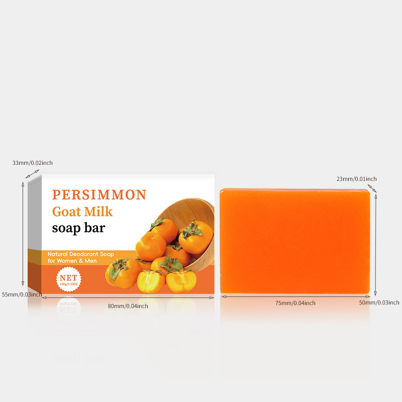 国境を越えた対外貿易柿石けん洗顔料入浴異臭石けんPersimmon soap bar全身洗浄肥料|undefined