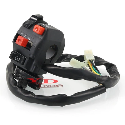 Atv Beach Bike Gy6 Off-Road Vehicle Five-Function Combination Switch with Air Damper Start-Up 6+3 Nine-Wire Left-Hand Switch
