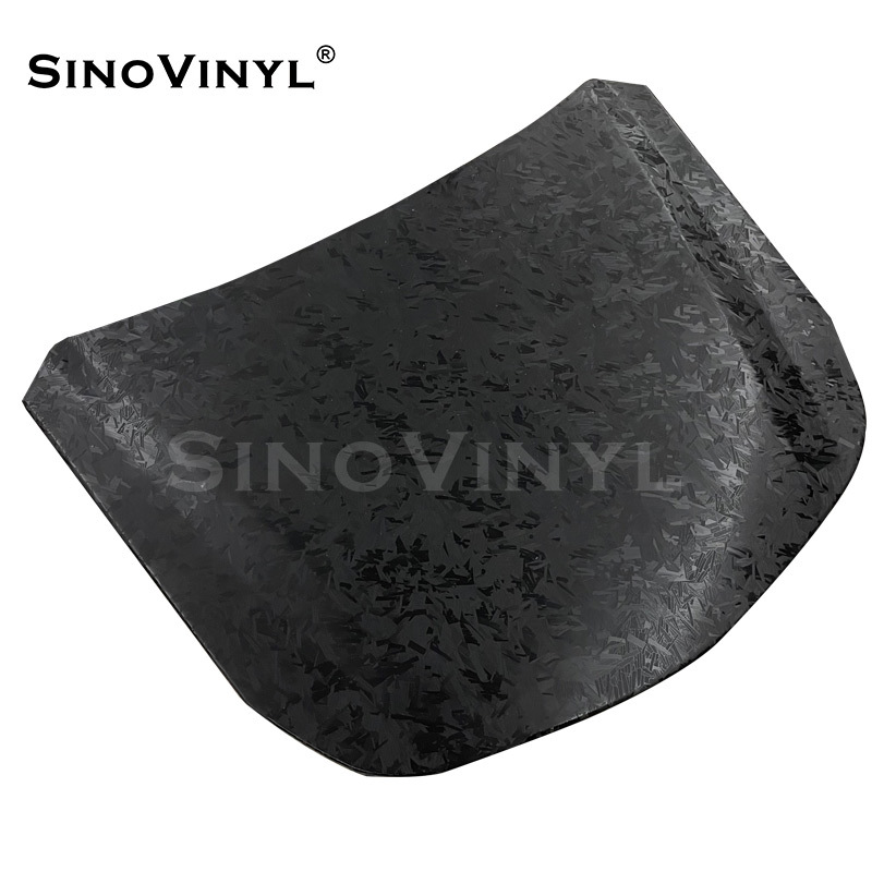Carlex PET3D negro de fibra de carbono 5D6D negro de fibra de carbono simulado espejo retrovisor de fibra de carbono control central pegatinas decorativas interiores