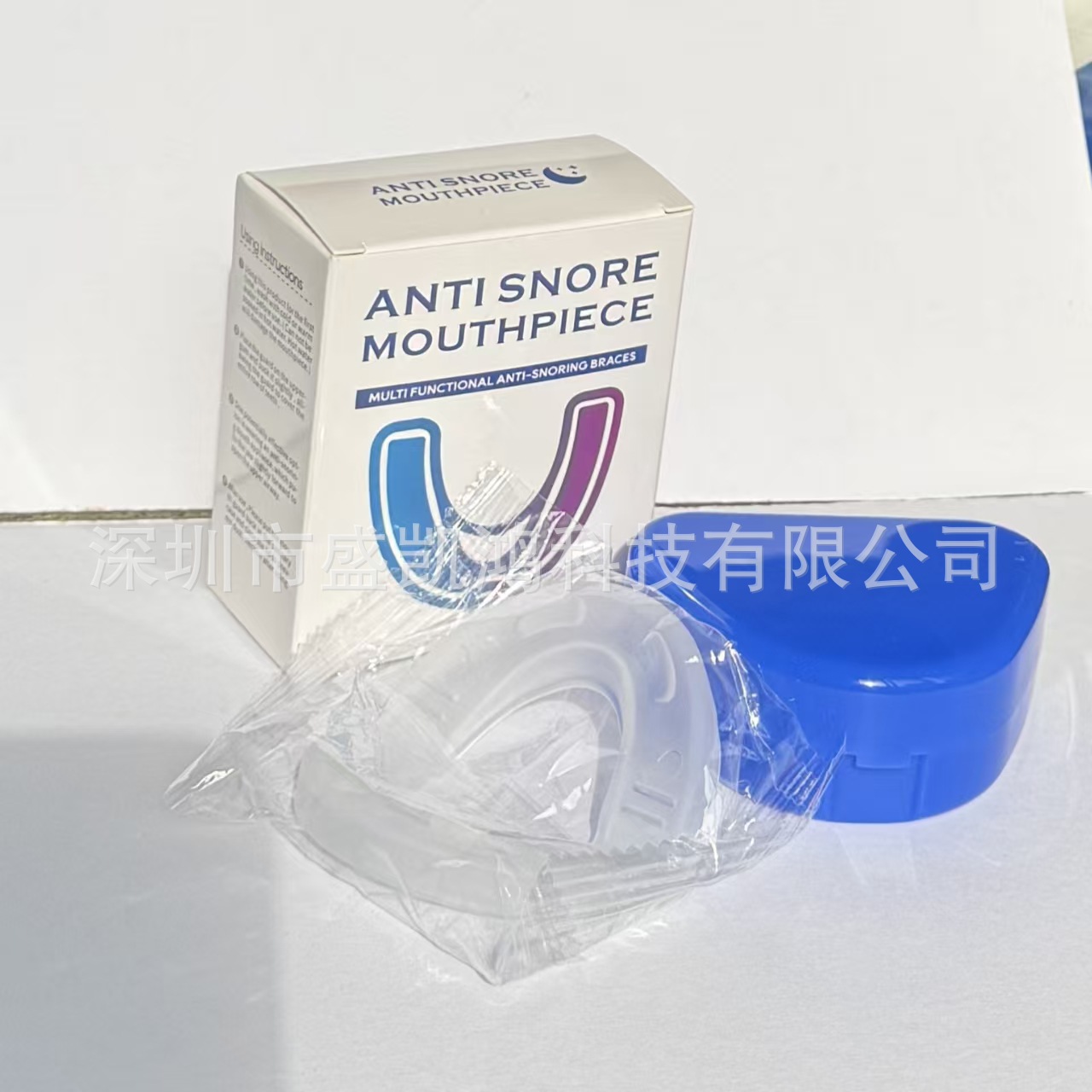 越境卸売の青色歯ぎしり防止マウスガード、スポーツ用歯プロテクター、いびき防止マウスガード