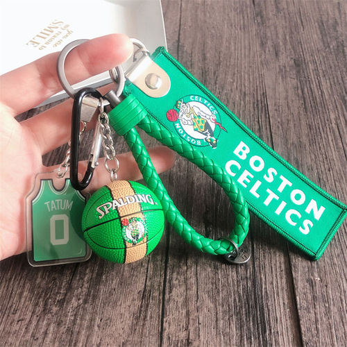 Basketball Keychain Bag Hook Kobe James Curry Owen Durant Jordan Accessory Student Gift