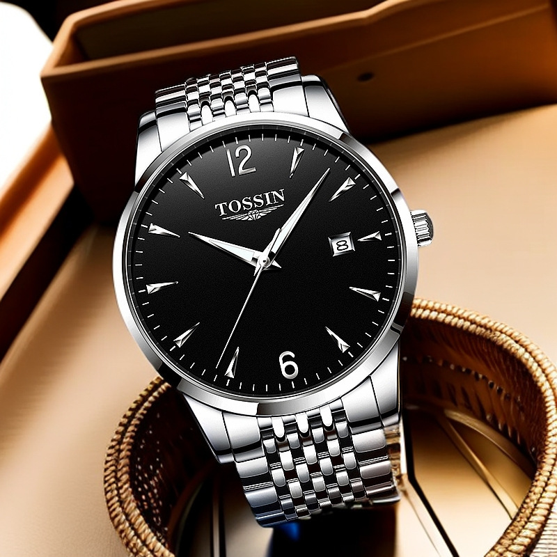Swiss Official genuine goods Labor Earth Watch Men's Automatic Mechanical Watch Fashion Waterproof Business Watch Simple Fashion
