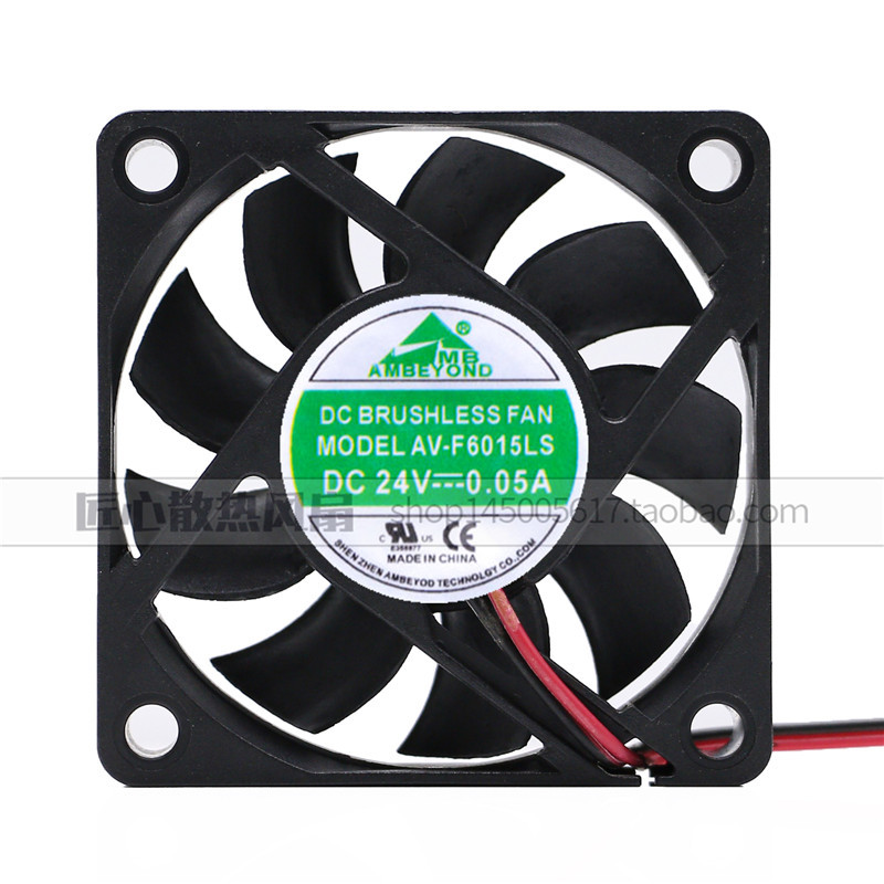 AMBEYOND 24V 0.05A 6015 AV-F6015LS 工业电源 工控机床静音风扇