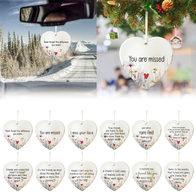 亚马逊新款Friendship Ornaments ForTure Friends友谊亚克力挂件|undefined