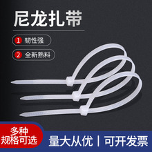 行家选自锁式尼龙扎带塑料捆绑束线带国标轧带理线混装多色电线