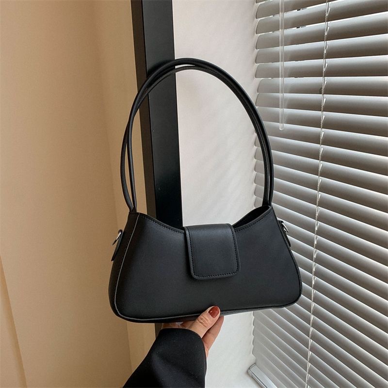 De gama alta nueva moda de color sólido bolsa de mensajero de las mujeres de cercanías todo partido bolsa de hombro de las axilas bolsa portátil de las mujeres ins