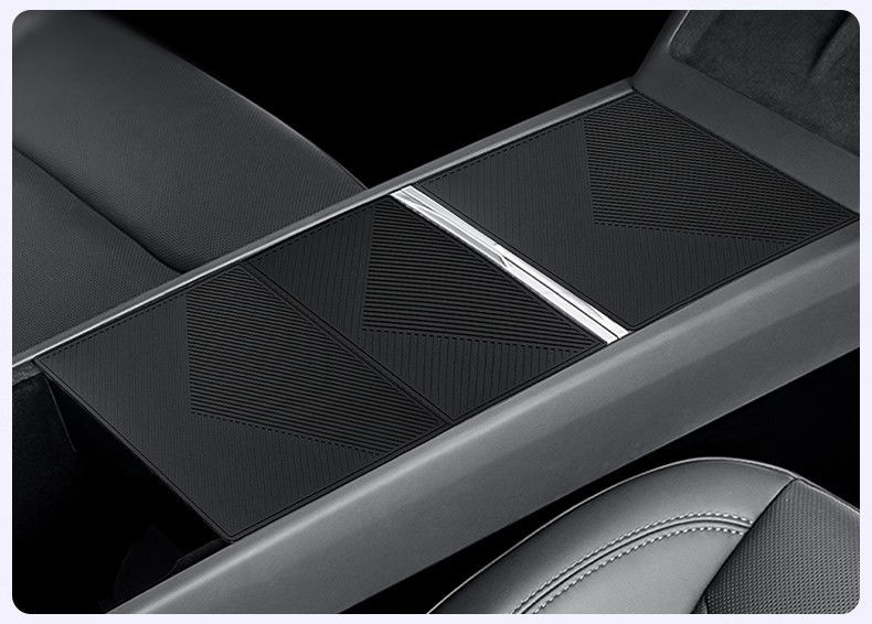 Suitable for Tesla's New Version of Model Y/3 Silicone Central Control Panel Stickers to Protect Interior Modifications and Decorative Accessories