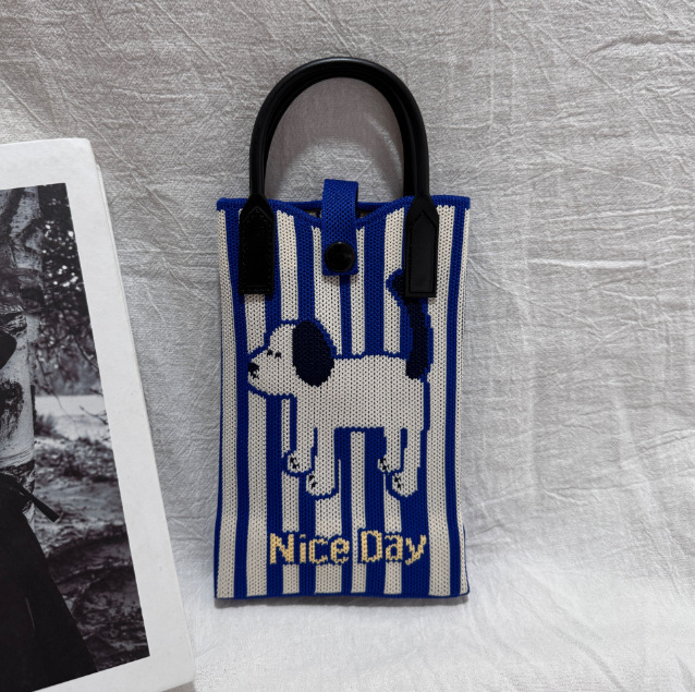 El azul. Perro Vertical Striped