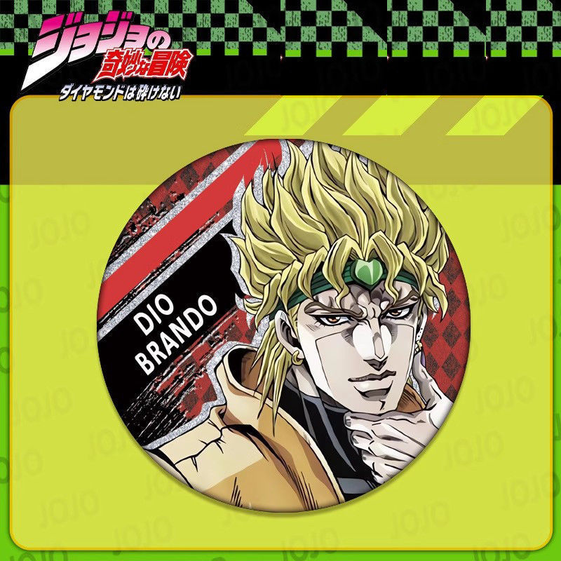 ジョジョの奇妙な冒険 アニメバッジ 空条承太郎 ジョルノ・ジョセフ ジョルノ・ジョセフ|undefined