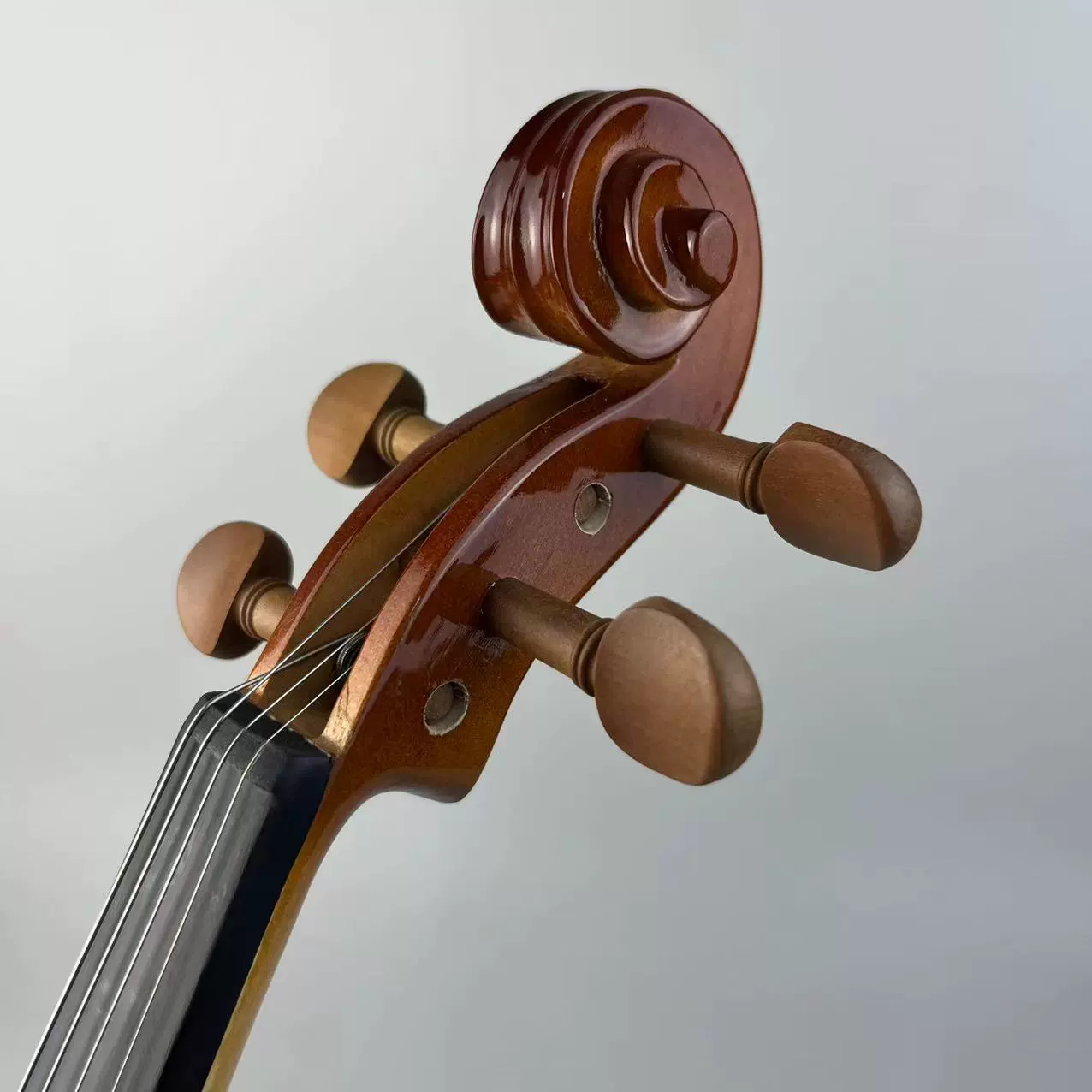 Violin from natural wood, practice, DIY