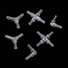 新款鱼缸配件水族用品气管Y三通氧气泵L直角通增氧泵直通管分接头