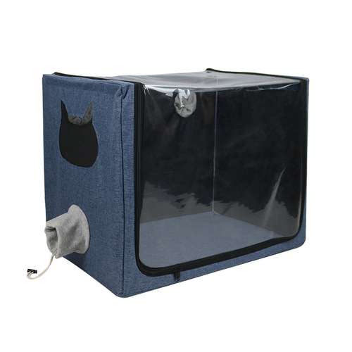 Pet atomizer box, cough respiratory disease, foldable atomizer box, cat and dog bathing and drying box manufacturer wholesale