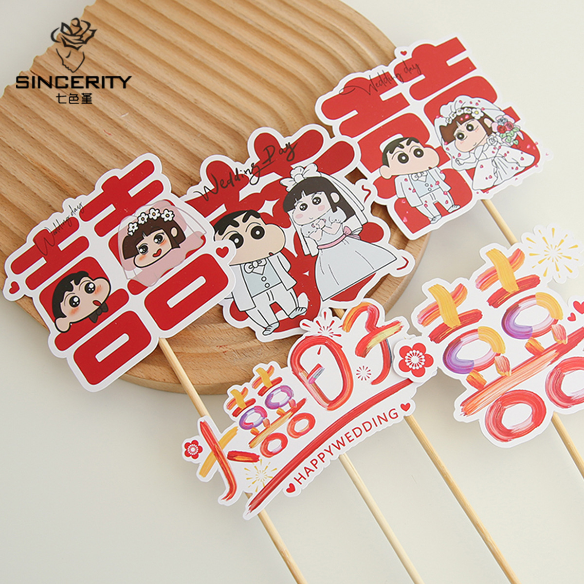 Siete colores cordier pequeñas nuevas bodas tarjetas de fiestas de flores productos festivos tarjetas de embalaje de flores floristas materiales de flores