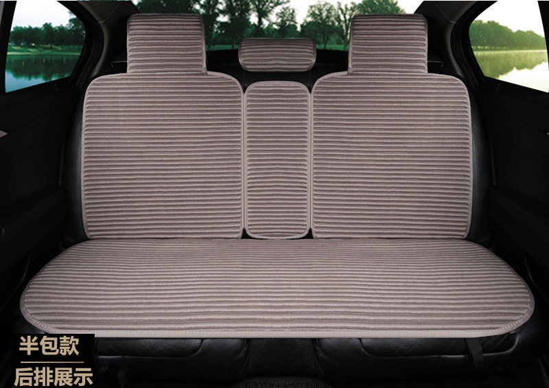 Suitable for all-season use, car seat covers, linen seat cushions, semi-enclosed seat pads, non-slip, full-coverage, health-promoting buckwheat shell for summer
