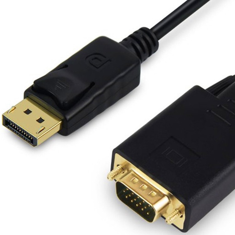 Displayport转VGA 大DP转VGA 转接线 DP to VGA线  DP转接线