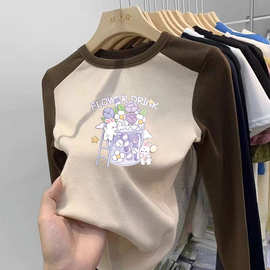 女童打底衫2025新款秋冬儿童半高领德绒上衣内搭早秋大童长袖T恤