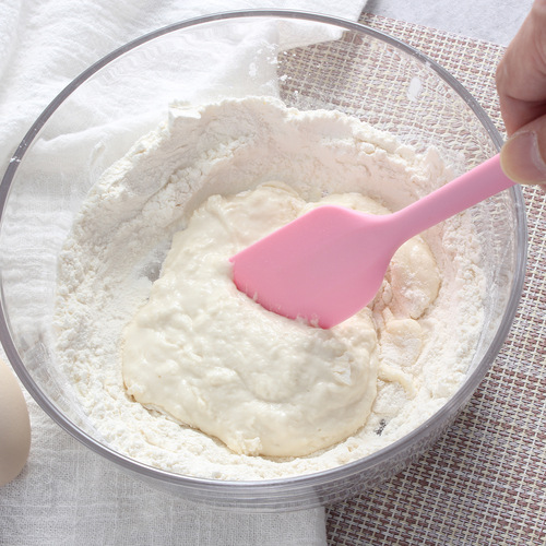 Small integrated silicone spatula butter spatula chocolate cream mixing knife cake spatula baking tools