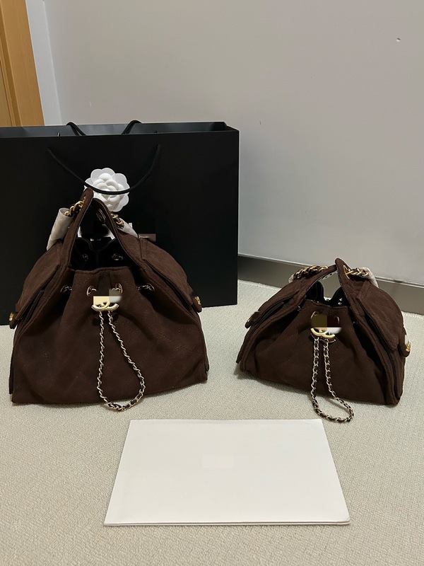 小香风链条包25bag水桶包包女通勤ins风小众设计菱格单肩斜挎包|undefined