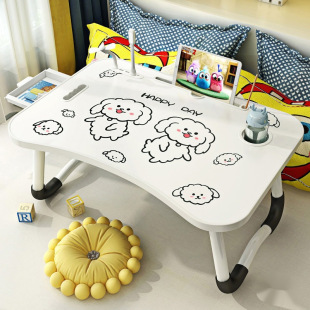 Bed Desk Laptop Table Student Dormitory Writing Desk Small Table Folding Table Cross-Border One Piece Wholesale
