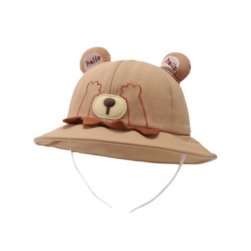 Sombreros para bebés primavera y otoño sombreros para bebés sombreros para bebés varones sombreros para bebés osos sombreros para niños al aire libre sombreros de pescadores