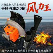 背负式风力灭火机 汽油吹风机吹尘吹雪机大功率四冲程森林灭火器