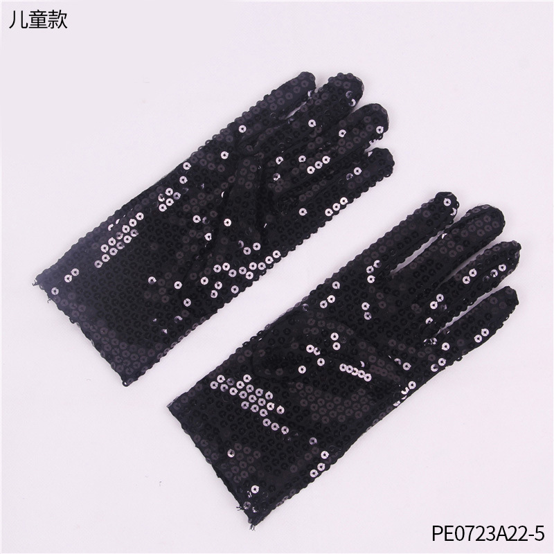 DISCO stage performance lentejuelas sombrero corbata guantes conjunto al por mayor Michael Jackson accesorios de vestir