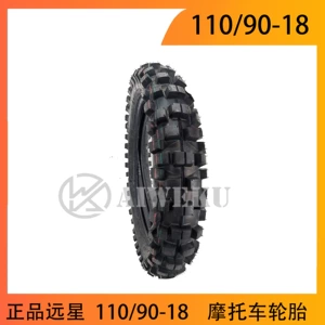 Yuanxing markalı 110/90-18 yolsuzluq motosiklet şini, daxili və xarici