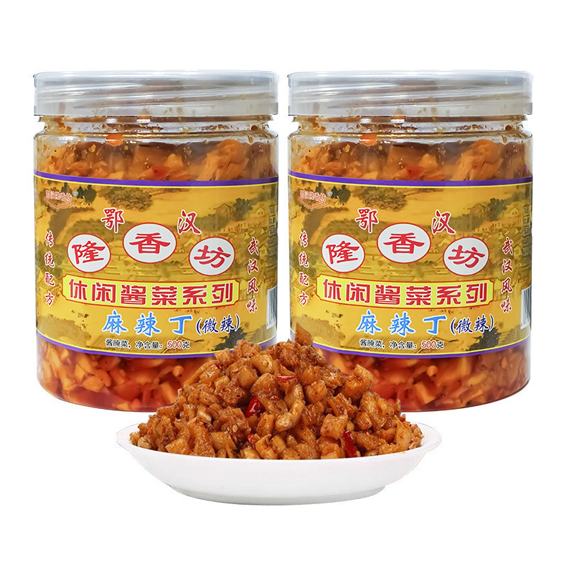 매운무채 500g (약간매운맛) - [2병]