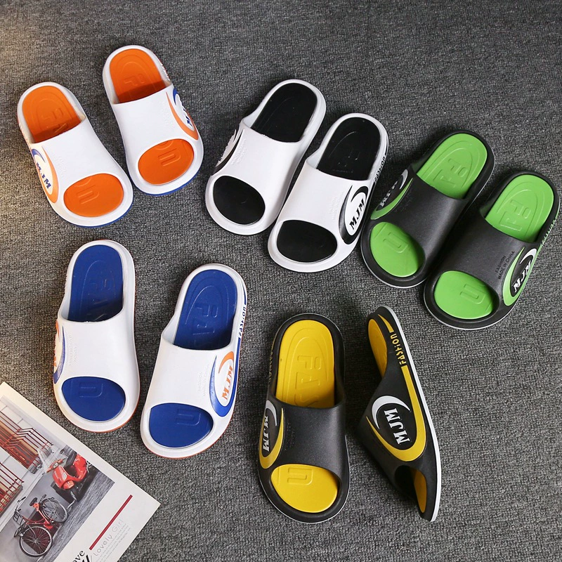 Дождевые сапоги для мужчин, лето, подростки, уличная домашняя одежда, мягкие тапочки, нескользящие, модные пляжные уличные сандалии.