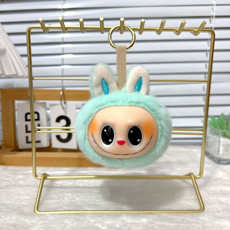 かわいいビニール第二世代ラブブペンダントラブブぬいぐるみ人形バッグペンダントキーホルダー布人形|undefined