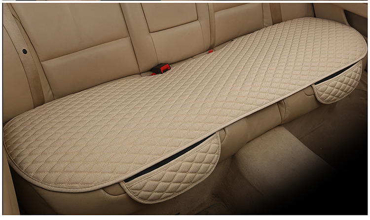 Cojín lavable del asiento de coche cuatro estaciones cojín de asiento de lino universal cojín de asiento de camioneta de tres piezas cojín de asiento individual