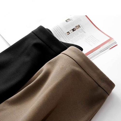 New woolen skirt for women—autumn and winter long skirt, thickened winter umbrella skirt, black half-skirt, A-line winter skirt.